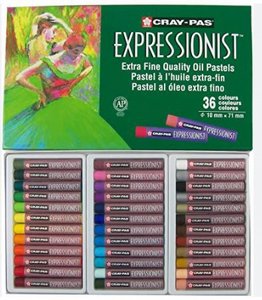 SAKURA EXPRESSIONIST פסטל שמן 25 צבעים SAKURA EXPRESSIONIST פסטל שמן 25 צבעים