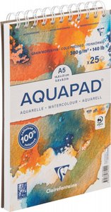 Clairefontaine Aquapad בלוק נייר A5 צבעי מים Clairefontaine Aquapad בלוק נייר A5 צבעי מים