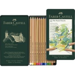 Faber Castell סט 12 עפרונות פסטל צבעוניים Faber Castell סט 12 עפרונות פסטל צבעוניים