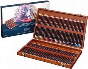 Derwent Coloursoft סט 72 עפרונות רכים צבעוניים Derwent Coloursoft סט 72 עפרונות רכים צבעוניים