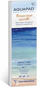 Clairefontaine Aquapad בלוק בגודל סימניה צבעי מים Clairefontaine Aquapad בלוק בגודל סימניה צבעי מים