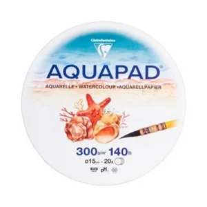 Clairefontaine Aquapad בלוק נייר עגול 15 ס"מ צבעי מים Clairefontaine Aquapad בלוק נייר עגול 15 ס"מ צבעי מים