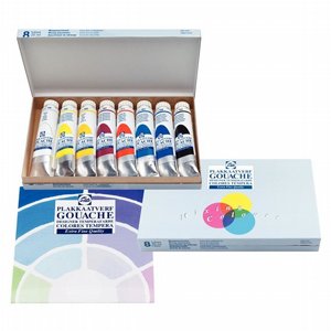 TALENS Gouache Extra Fine mixing set- סט צבעי גואש 8 גוונים TALENS Gouache Extra Fine mixing set- סט צבעי גואש 8 גוונים
