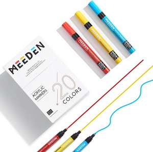 סט 12 טושי אקריליק - Acrylic Paint Marker Fine Tip 12pc סט 12 טושי אקריליק - Acrylic Paint Marker Fine Tip 12pc
