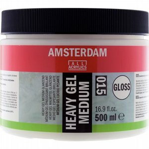 Heavy gel medium gloss-מדיום מבריק אמסטרדם Heavy gel medium gloss-מדיום מבריק אמסטרדם