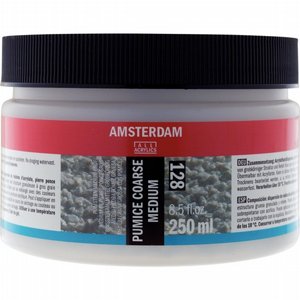 Pumice coarse medium 250 ml- פומיס 128 אמסטרדם טאלנס Pumice coarse medium 250 ml- פומיס 128 אמסטרדם טאלנס