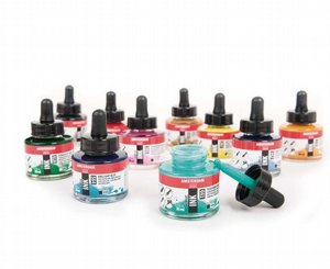 AMSTERDAM Acrylic Ink דיו אקריליק אמסטרדם 30 מ"ל AMSTERDAM Acrylic Ink דיו אקריליק אמסטרדם 30 מ"ל