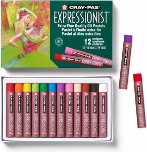 סט פסטל שמן 12 יח סקורה EXPRESSIONIST סט פסטל שמן 12 יח סקורה EXPRESSIONIST