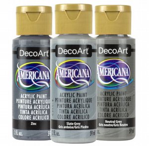 DecoArt Americana צבעי אקריליק אמריקנה 59 מ'ל- ניטרליים DecoArt Americana צבעי אקריליק אמריקנה 59 מ'ל- ניטרליים
