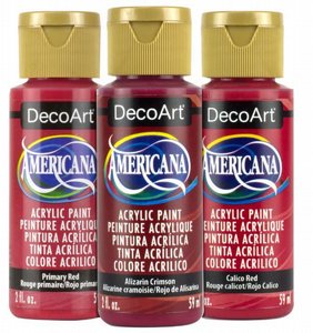 DecoArt Americana צבעי אקריליק אמריקנה 59 מ'ל DecoArt Americana צבעי אקריליק אמריקנה 59 מ'ל