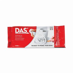 DAS חימר סינטטי דאס מתייבש באוויר לבן- 500 גרם DAS חימר סינטטי דאס מתייבש באוויר לבן- 500 גרם