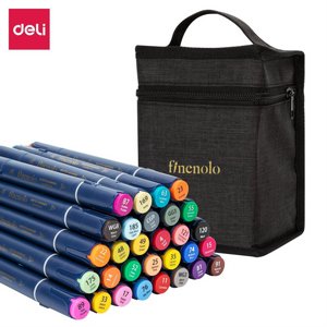 דלי 30 טושי אלכוהול איכותיים לציור DELI FINENOLO SKETCH MARKER דלי 30 טושי אלכוהול איכותיים לציור DELI FINENOLO SKETCH MARKER