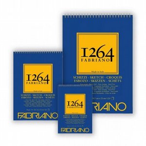 fabriano 1264 sketch A5 בלוק סקיצה עם ספירלה fabriano 1264 sketch A5 בלוק סקיצה עם ספירלה