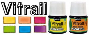 Pebeo Vitrail צבע לזכוכית 45 מ"ל Pebeo Vitrail צבע לזכוכית 45 מ"ל