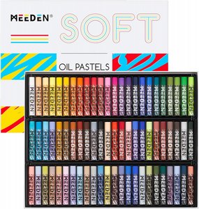 MEEDEN פסטל שמן רך 48 צבעים +4 פסטל שמן לבן MEEDEN פסטל שמן רך 48 צבעים +4 פסטל שמן לבן